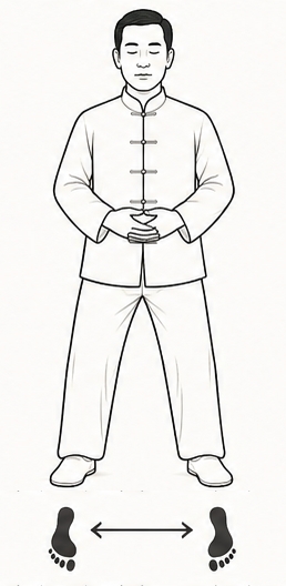 Qi Gong - Posture fondamentale face